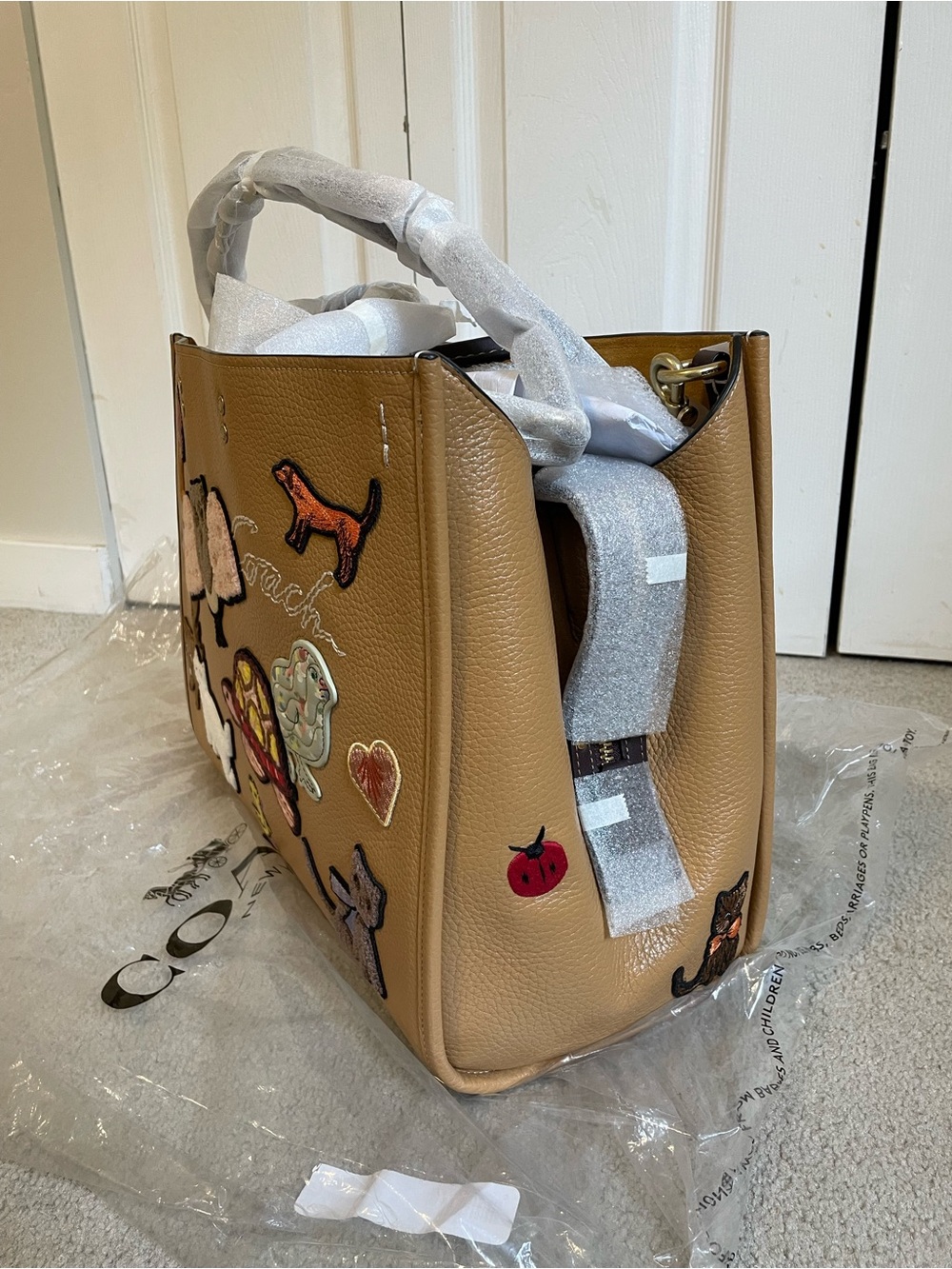 Coach Rogue 39 Shoulder Bag - Brown - Picture 8 of 12